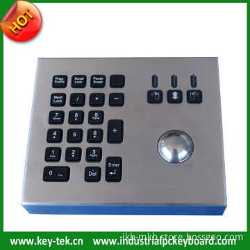Desktop Industrial & Military PC Keypads with Backlight